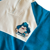 HOODIE/CANGURO POLAR BICOLOR SNORLAX - E. LIMITADA