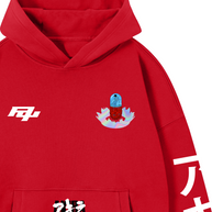 Hoodie/Canguro Rojo Akira - Boxy FIT
