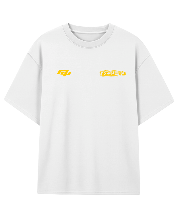 Polera Blanca Chainsaw Man
