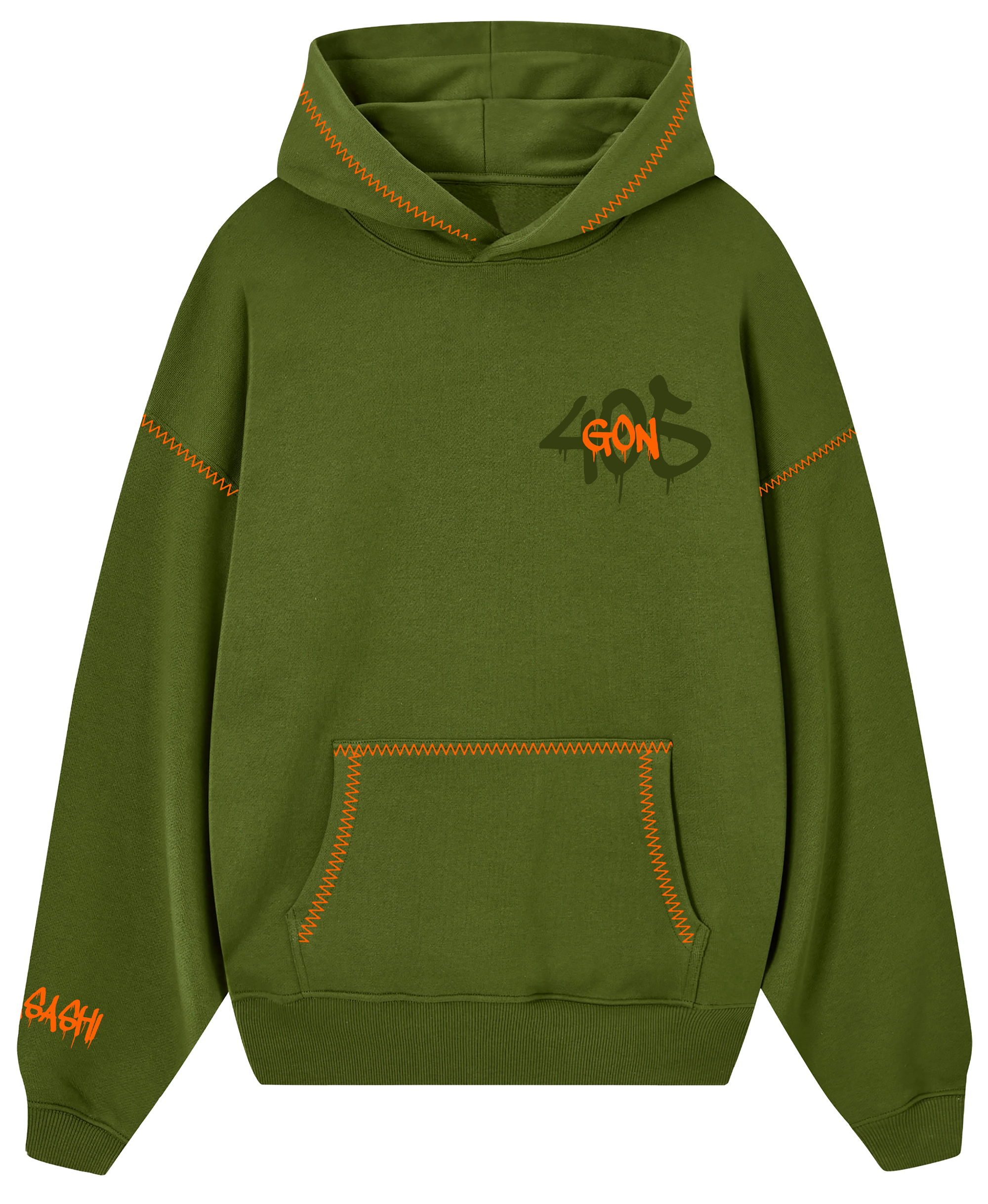HOODIE/CANGURO VERDE GON - HXH - E.LIMITADA