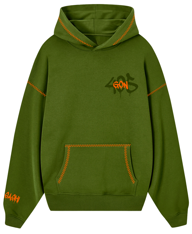 HOODIE/CANGURO VERDE GON - HXH - E.LIMITADA