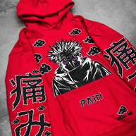 Hoodie / Canguro Rojo  Pain Naruto