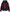 Hoodie/ Canguro Negro - Sukuna Fucsia