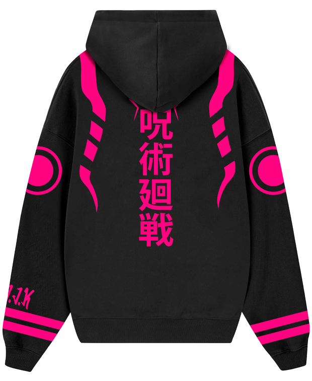 Hoodie/ Canguro- Sukuna Fucsia