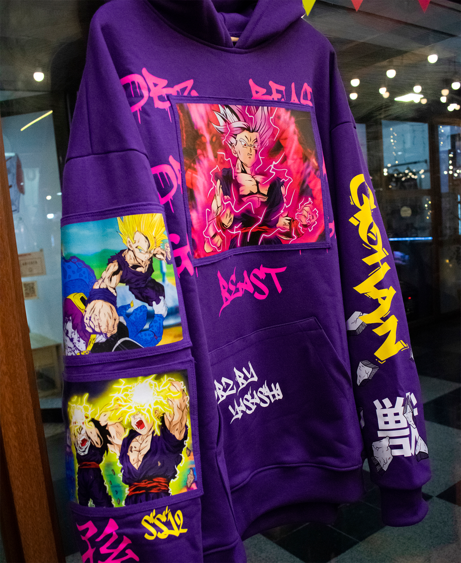 Hoodie/canguro - Gohan Best Morado - Edicion Especial