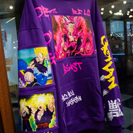 Hoodie/canguro - Gohan Best Morado - Edicion Especial