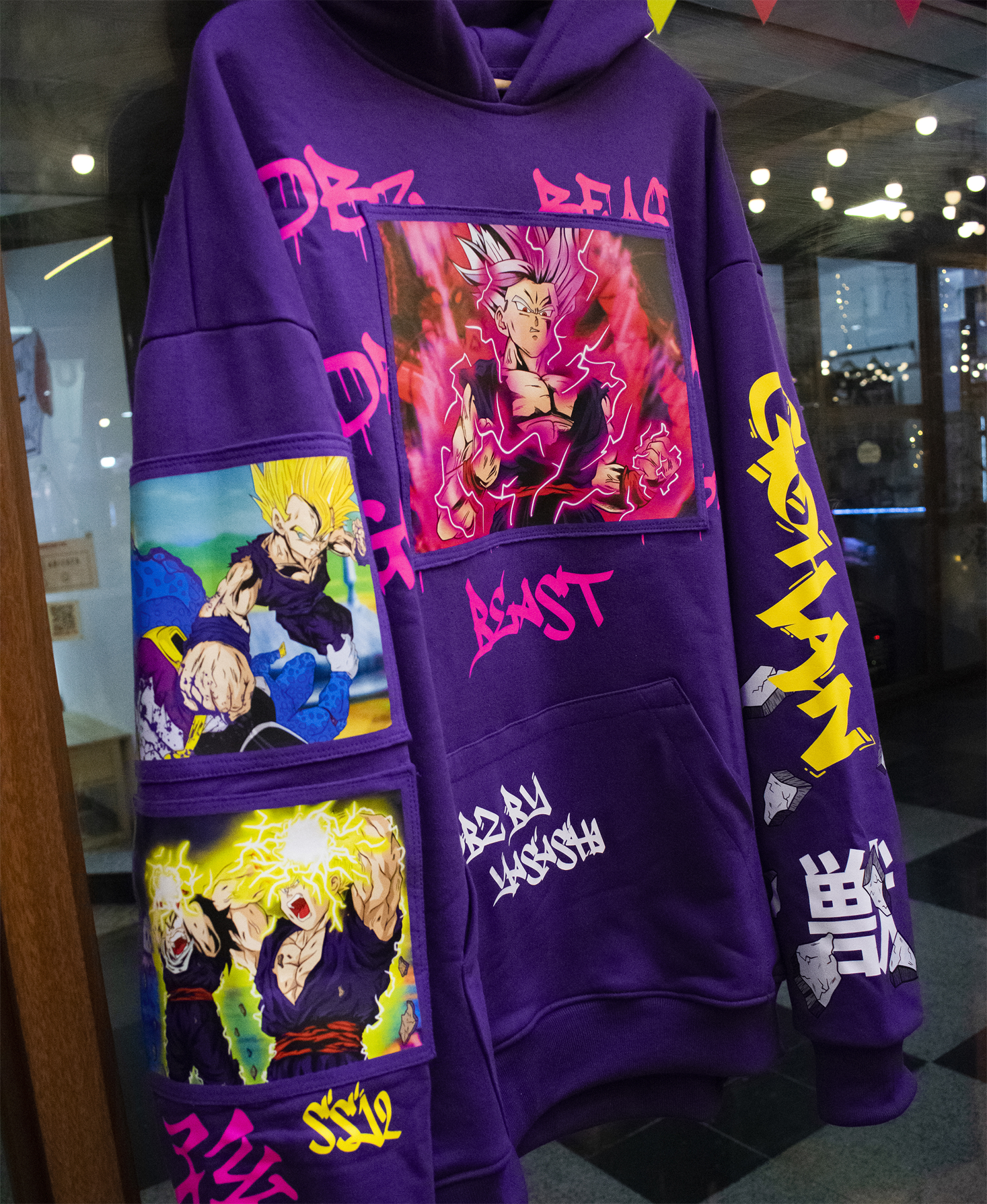 Hoodie/canguro - Gohan Best Morado - Edicion Especial