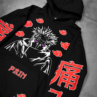 Hoodie / Canguro Negro Pain Naruto