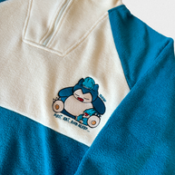 HOODIE/CANGURO POLAR BICOLOR SNORLAX - E. LIMITADA